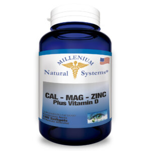 Cal Mag Zinc Plus Vitamin D x 100 Softgels