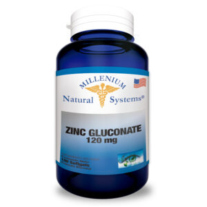 Zinc Gluconate 120 mg x 100 Softgels
